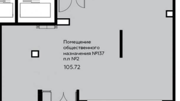 Торговое помещение 105.72 м2