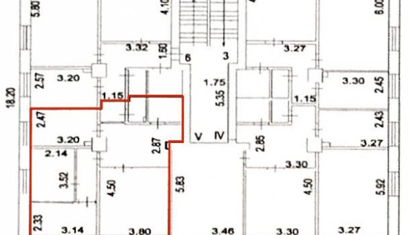 Офис 57.3м2, Мирской пер, д 8 к 3