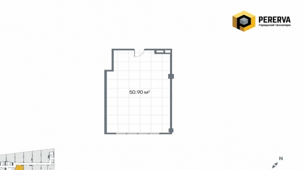 Помещение свободного назначения (50.9 м²)
